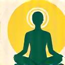 集中して瞑想する人のイラスト