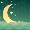 安らかに眠る人のイラスト